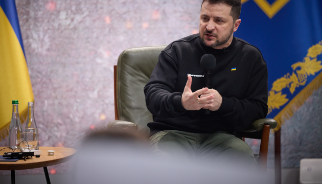 Zelensky vows to defeat Russia like Nazi Germany.