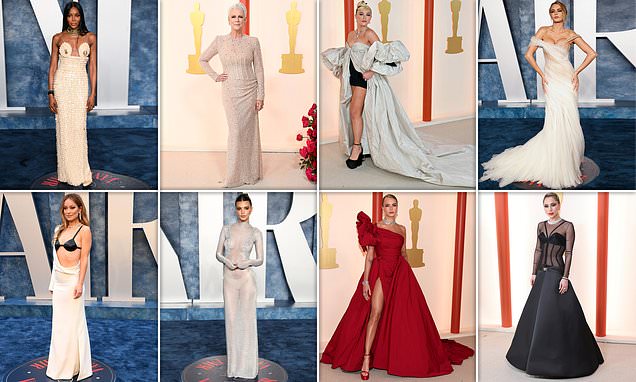 Oscars attendees embrace champagne chic and post-party outfit change tradition.