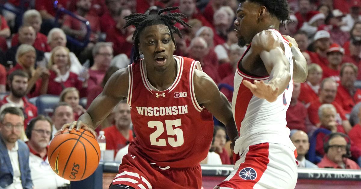 Featured image for "ESPN analyst impressed by Wisconsin freshmen in loss to No. 1 Arizona"