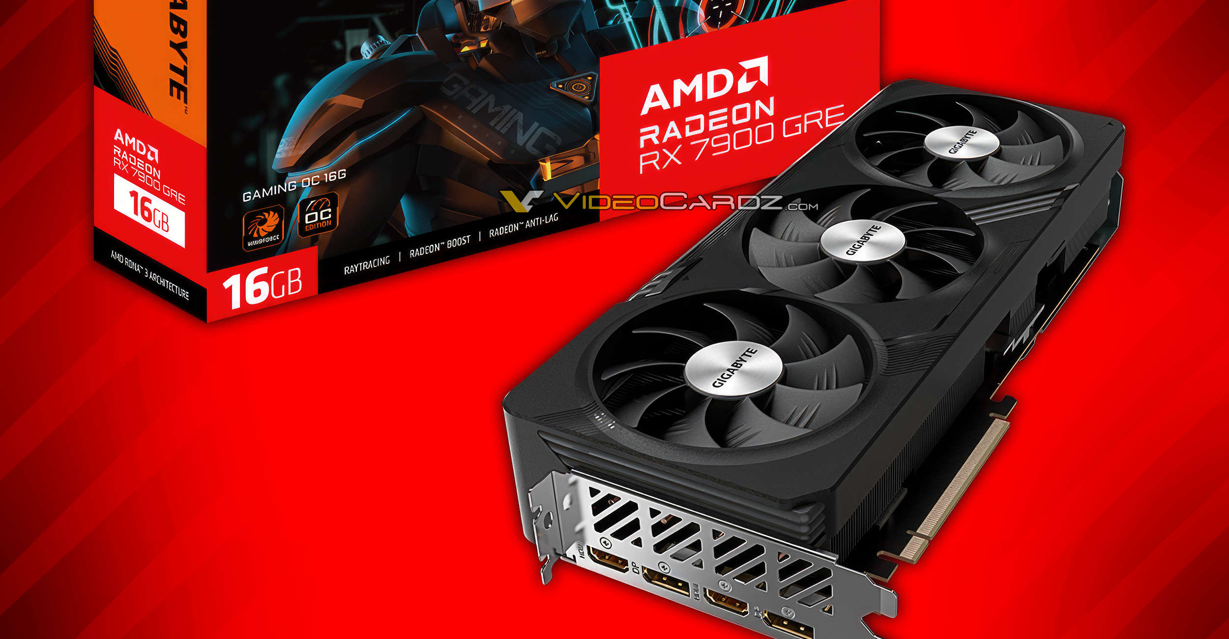 Featured image for "Gigabyte Unveils Radeon RX 7900 GRE Gaming GPU"