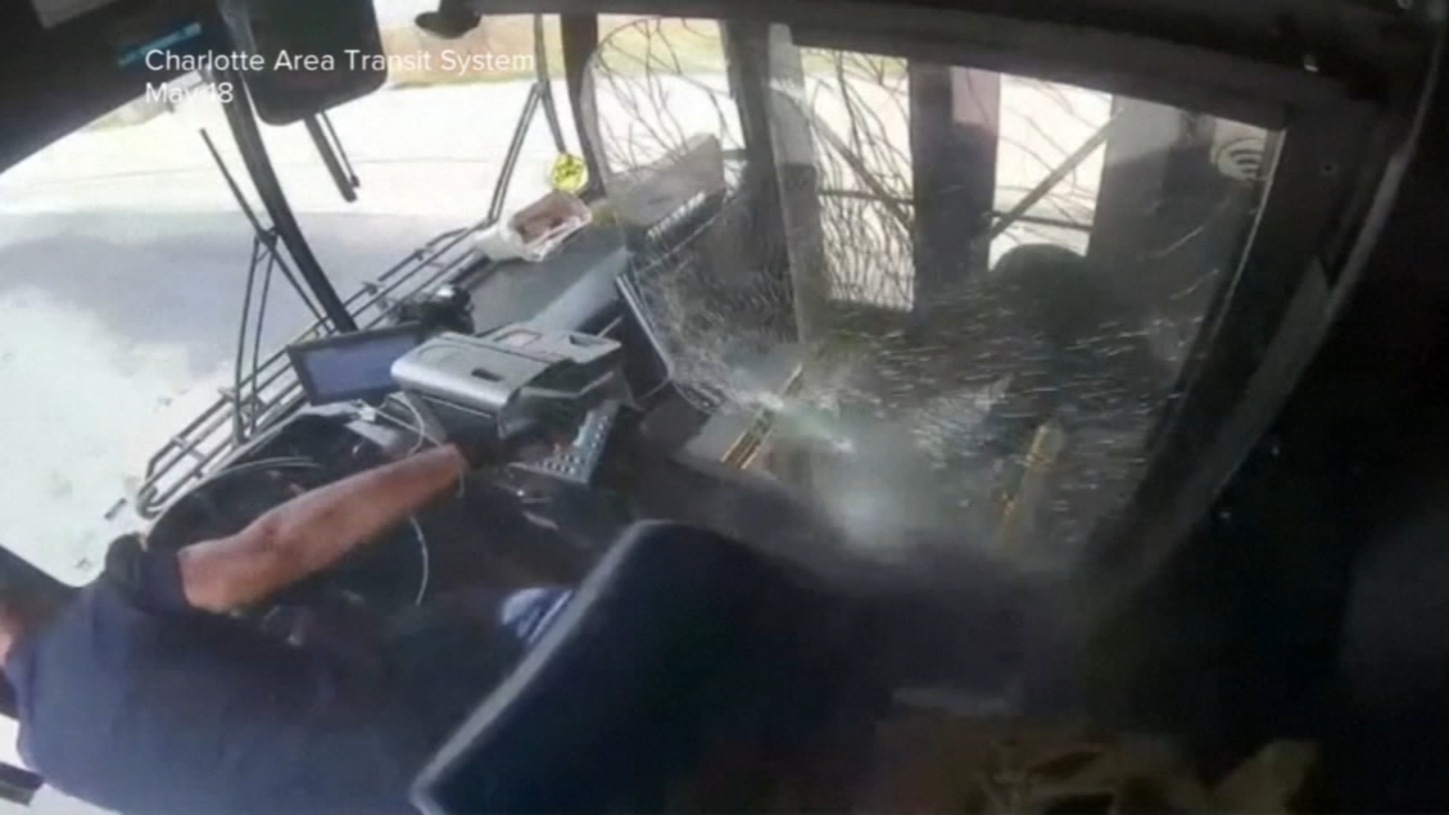 Charlotte bus driver fired after dramatic shootout with passenger caught on camera