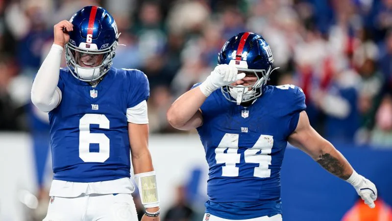 Giants Rookies Lead 34-17 Victory Over Eagles, Shifting Narrative