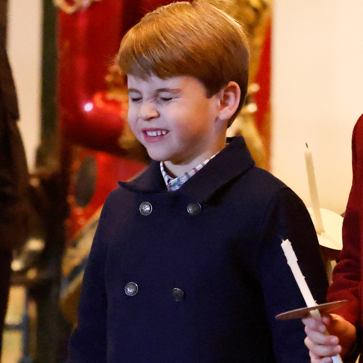 Featured image for Prince Louis' Mischievous Antics Steal the Show at Princess Kate's Royal Carol Concert