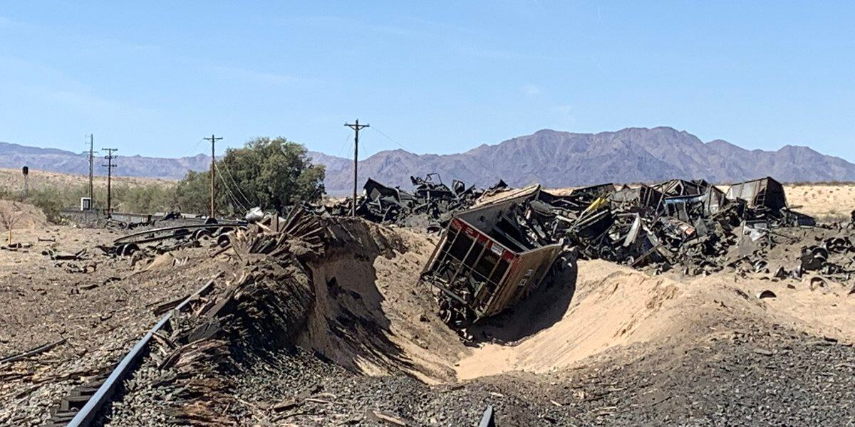 Multiple Train Derailments Reported in California Desert