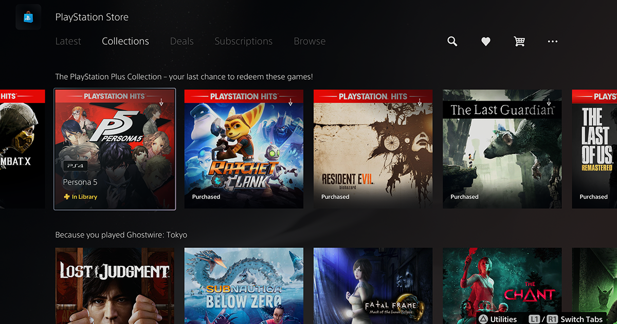 Limited Time Offer: Persona 5 Returns to PS Plus Collection.