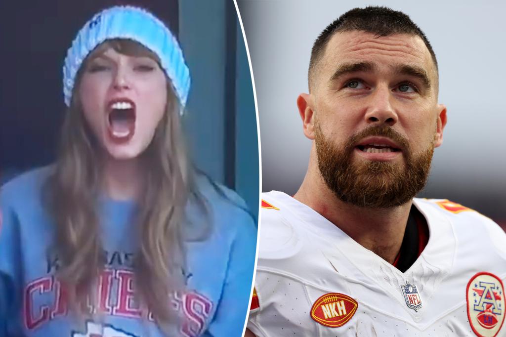 Taylor Swift's Fiery Response to Travis Kelce's Push at Chiefs vs. Patriots Game