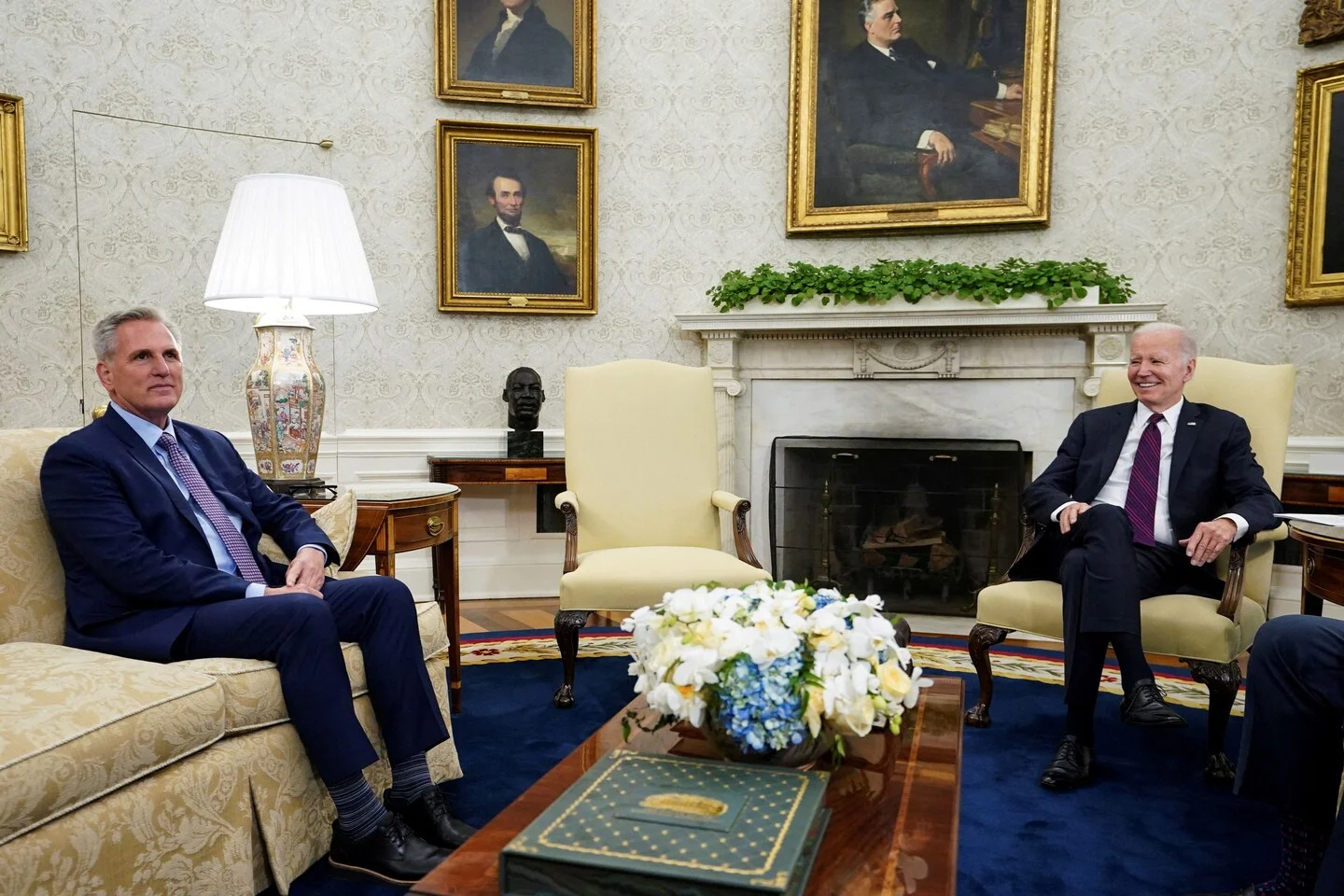 Debt ceiling negotiations falter amidst political posturing.
