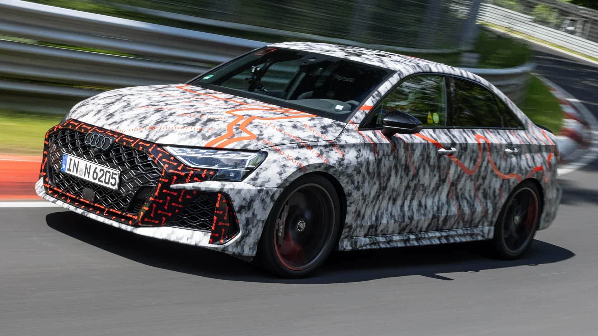 Featured image for Audi RS3 Sets New Nürburgring Record, Outpaces BMW M2
