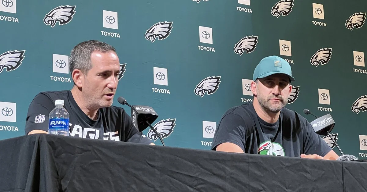 Eagles outline flexible OC search and roster strategy at year-end press conference