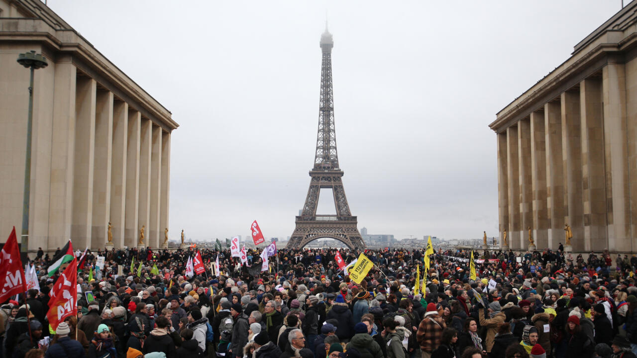 "Massive Protests in France Urge Macron to Reject Immigration Law"