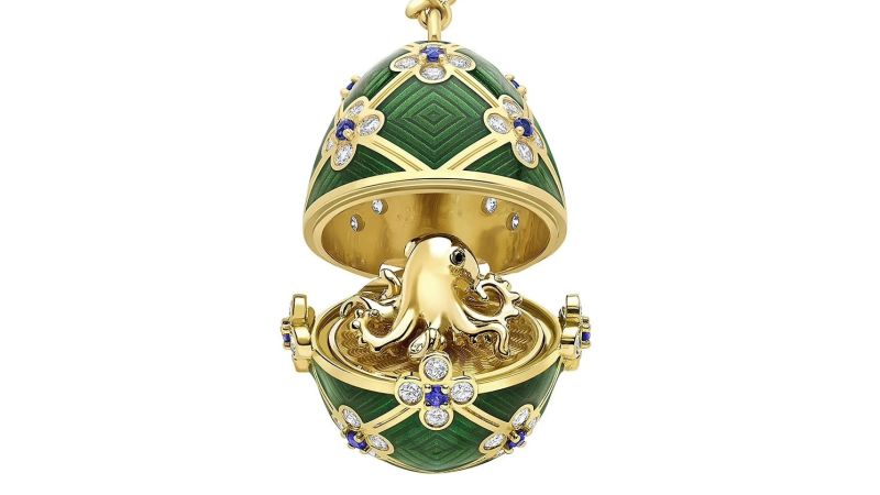 Featured image for Man Charged with Theft After Allegedly Swallowing $19K Fabergé Egg Pendant