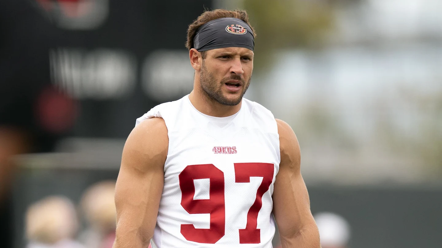 Featured image for Nick Bosa's Training Camp Status and Performance Highlights
