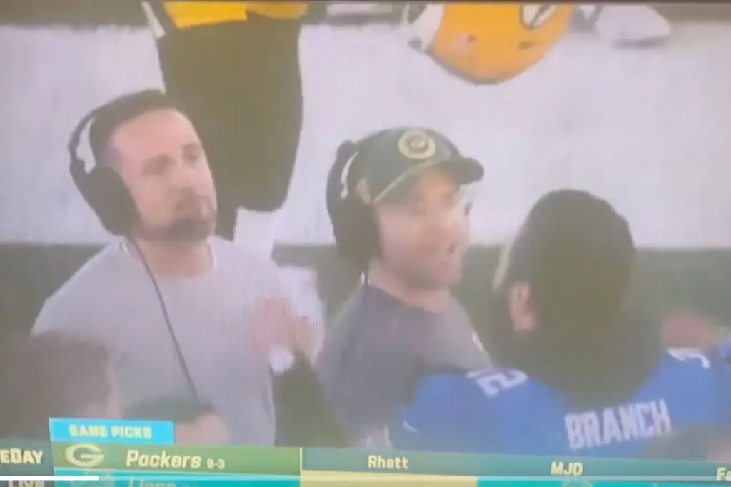 Featured image for Packers Coach LaFleur Clashes with Lions Fan in Pregame Tension