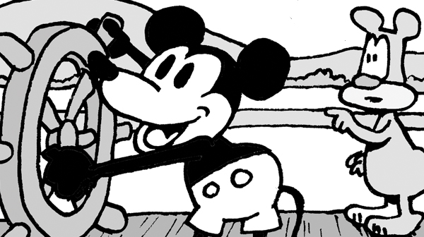 "Introducing Mickey Mouse: Tom the Dancing Bug's Latest Star!"