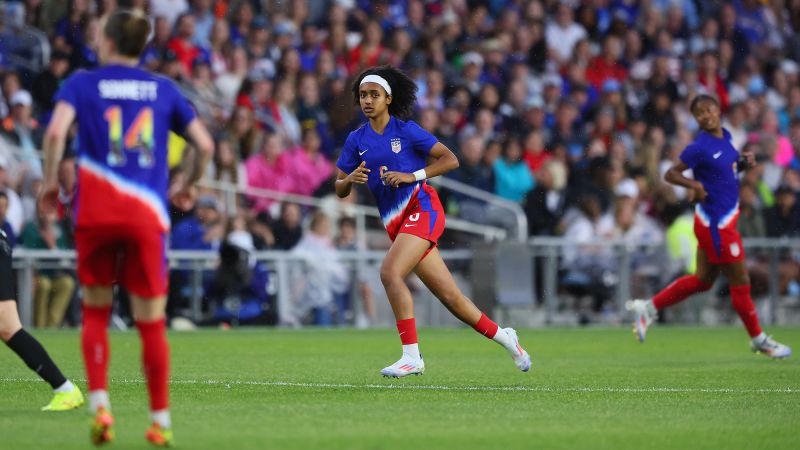 Featured image for Lily Yohannes, 16, Makes History with Debut Goal for USWNT