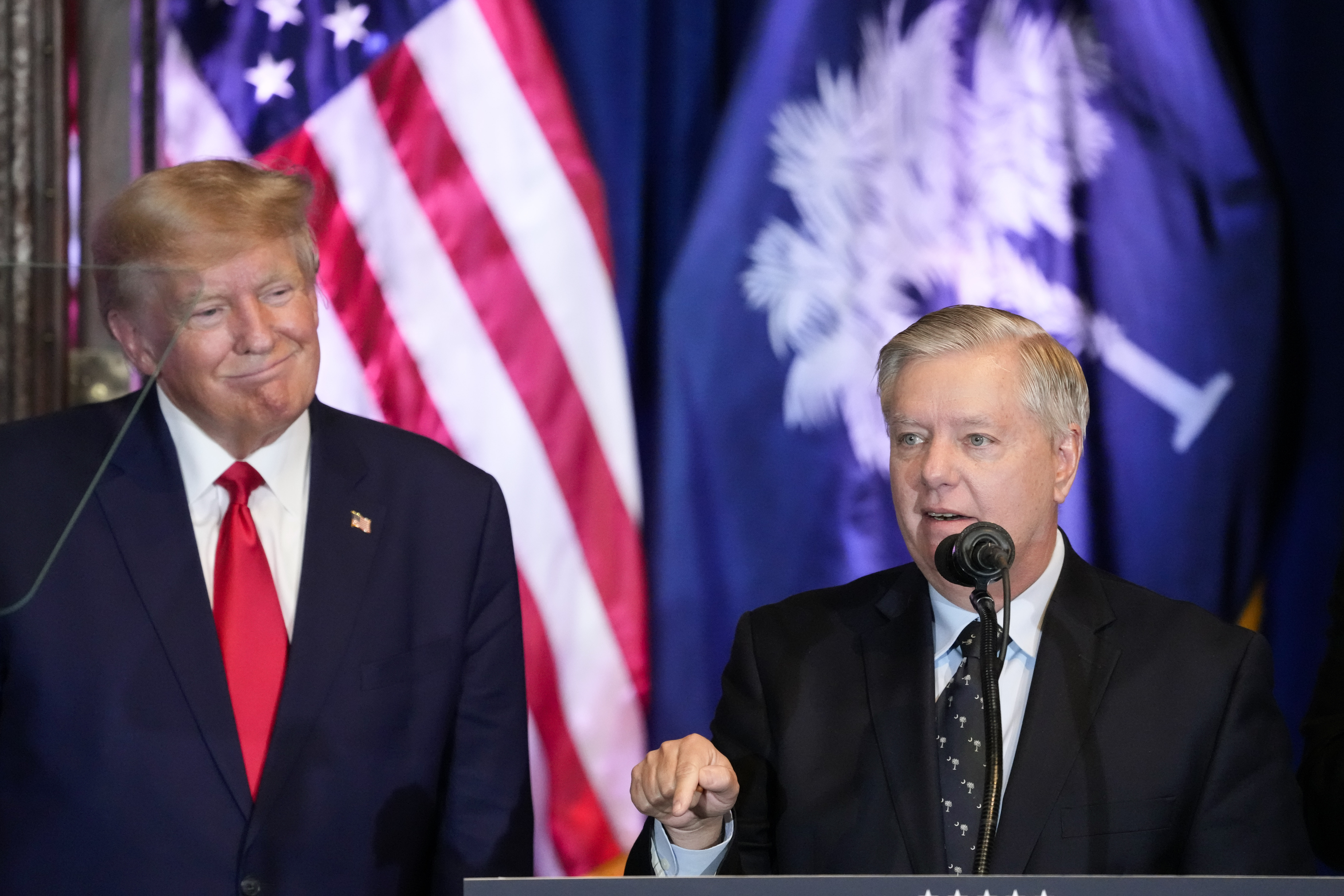 "Trump's Rally in South Carolina: Defending Lindsey Graham Amidst Controversy"