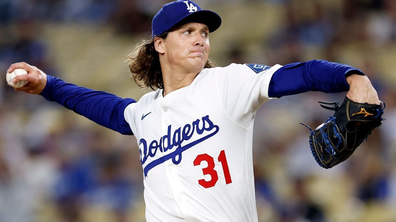 Featured image for Dodgers' Glasnow and relievers nearly no-hit Rockies in close win