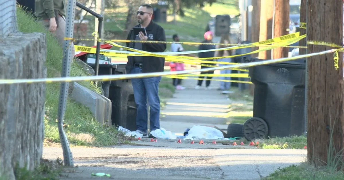 Shawnee neighborhood shootings leave 2 dead, 2 critically injured.