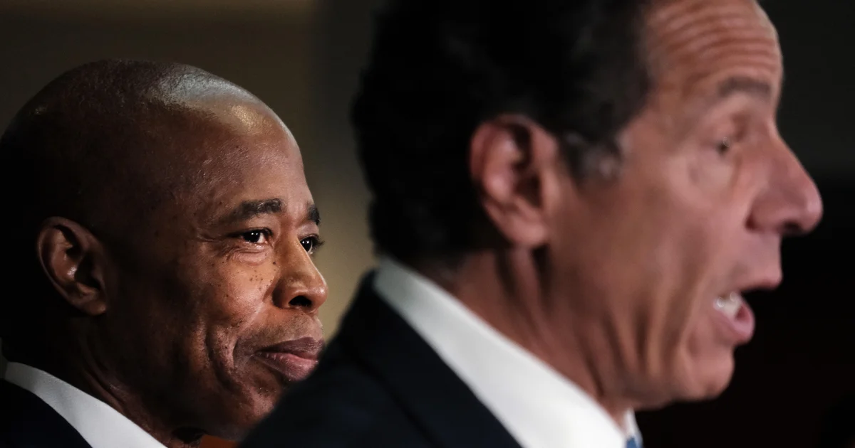 Featured image for Eric Adams Endorses Andrew Cuomo in NYC Mayoral Race