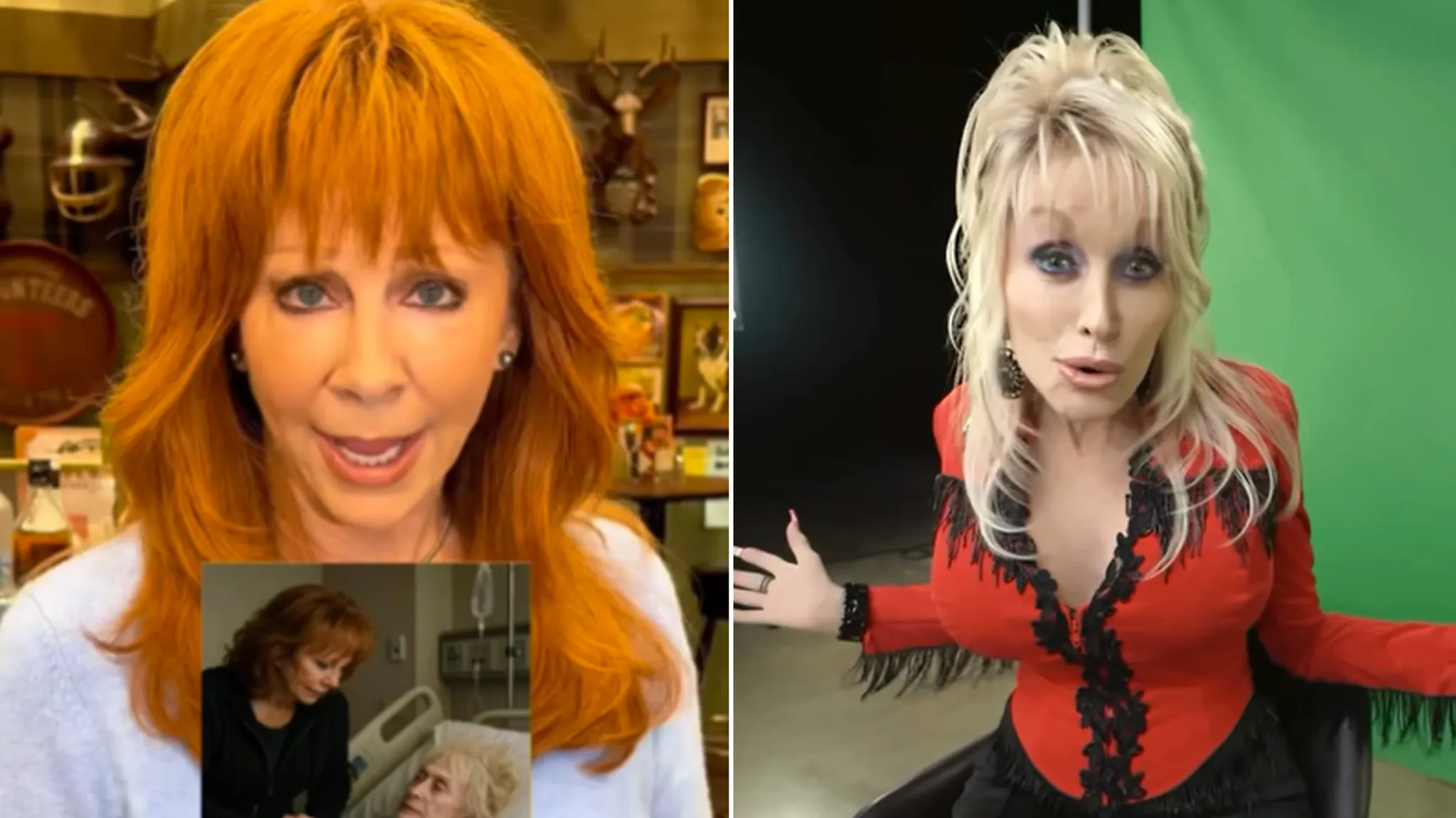 Featured image for Dolly Parton and Reba McEntire Address Health Rumors and AI Hoaxes
