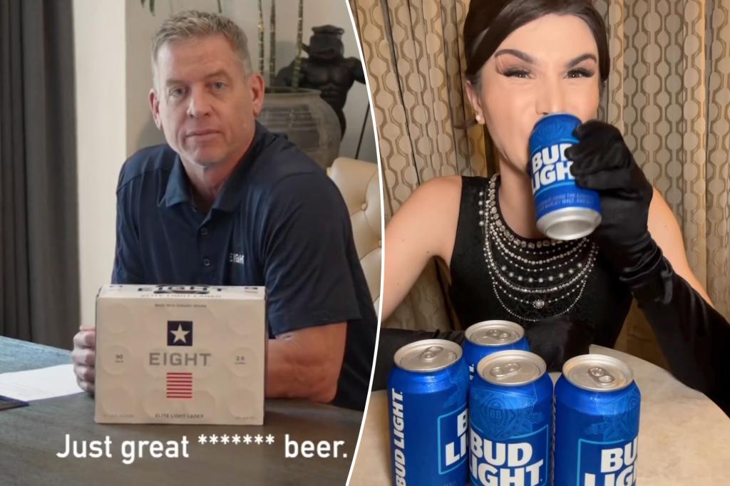 Troy Aikman promotes his beer and criticizes shortcuts taken by other brands.