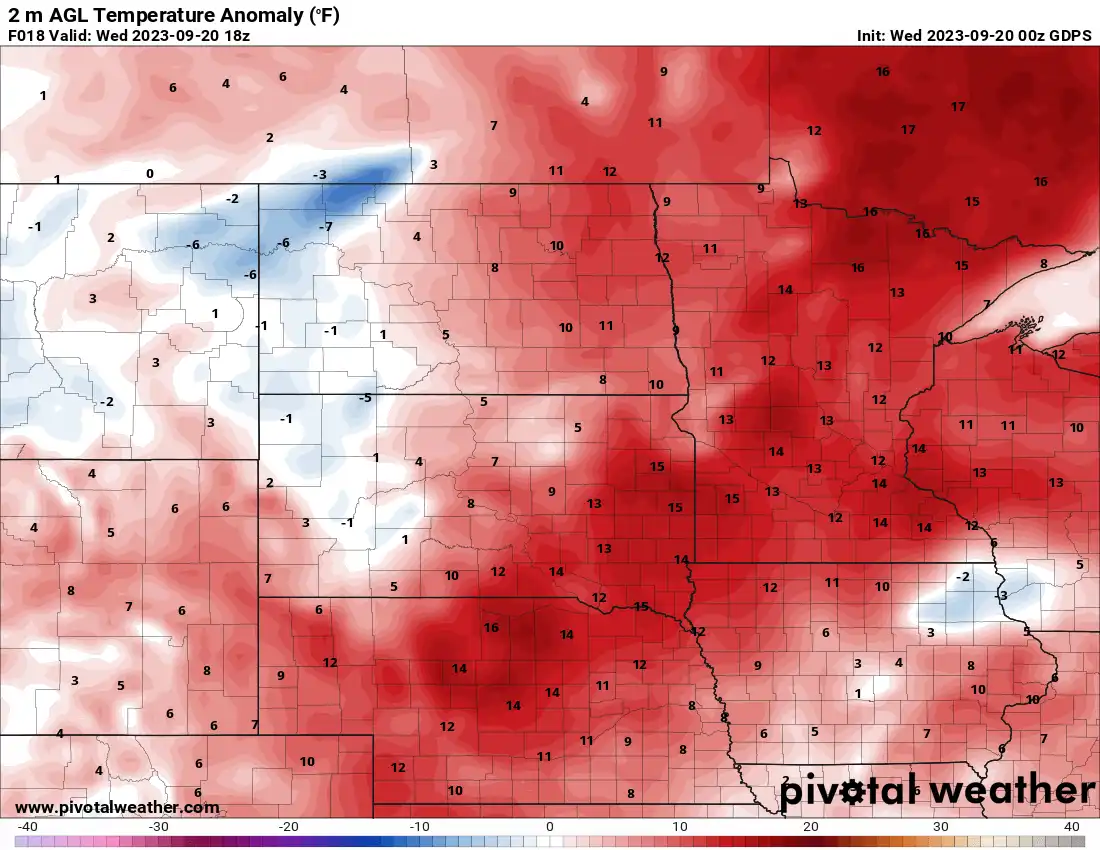 Extended Fall Heat Wave Brings Rain and Clouds, with More Chances Ahead