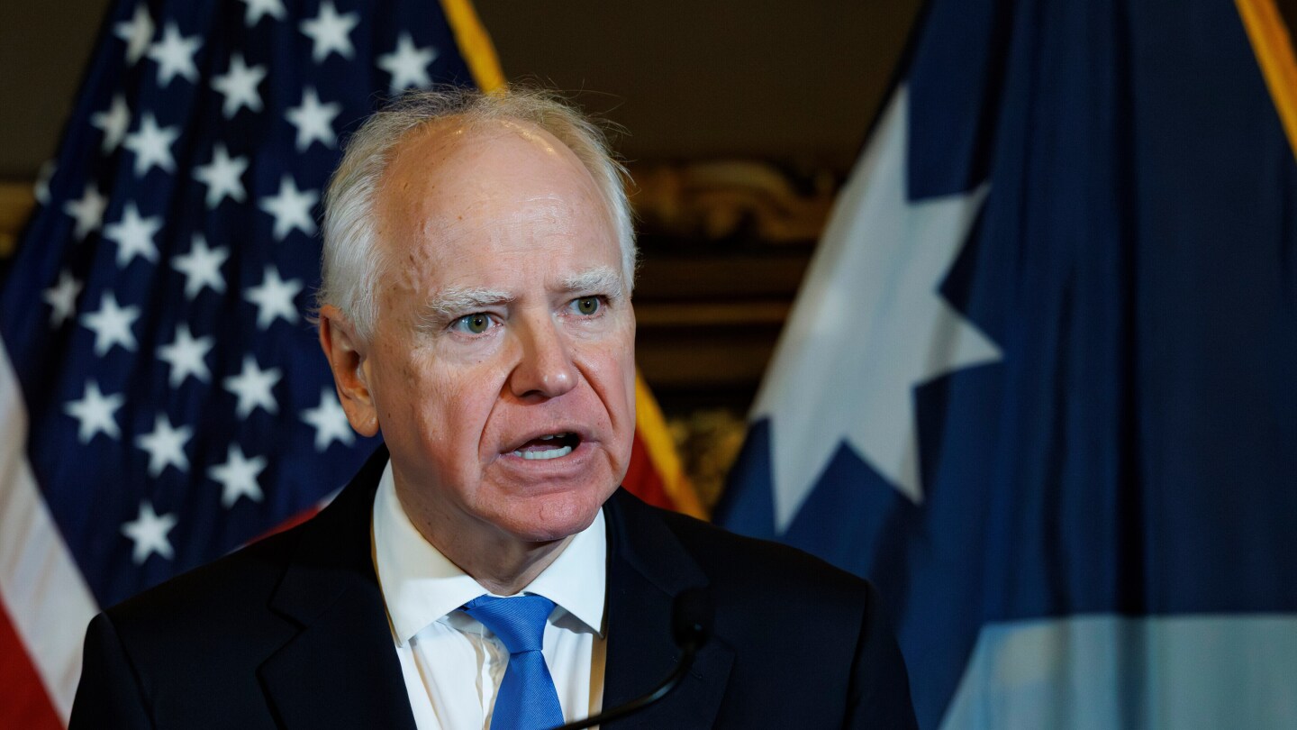 Featured image for Tim Walz Withdraws from Minnesota Governor Race, fueling speculation about Klobuchar's Run