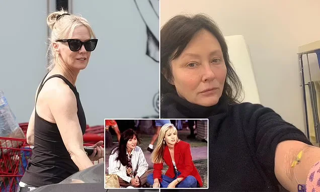 Jennie Garth reconciles with Shannen Doherty during cancer battle.