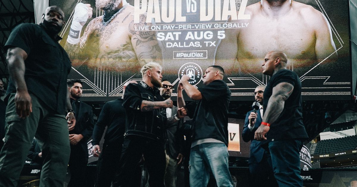Featured image for Jake Paul and Nate Diaz agree to rule change for upcoming boxing match.