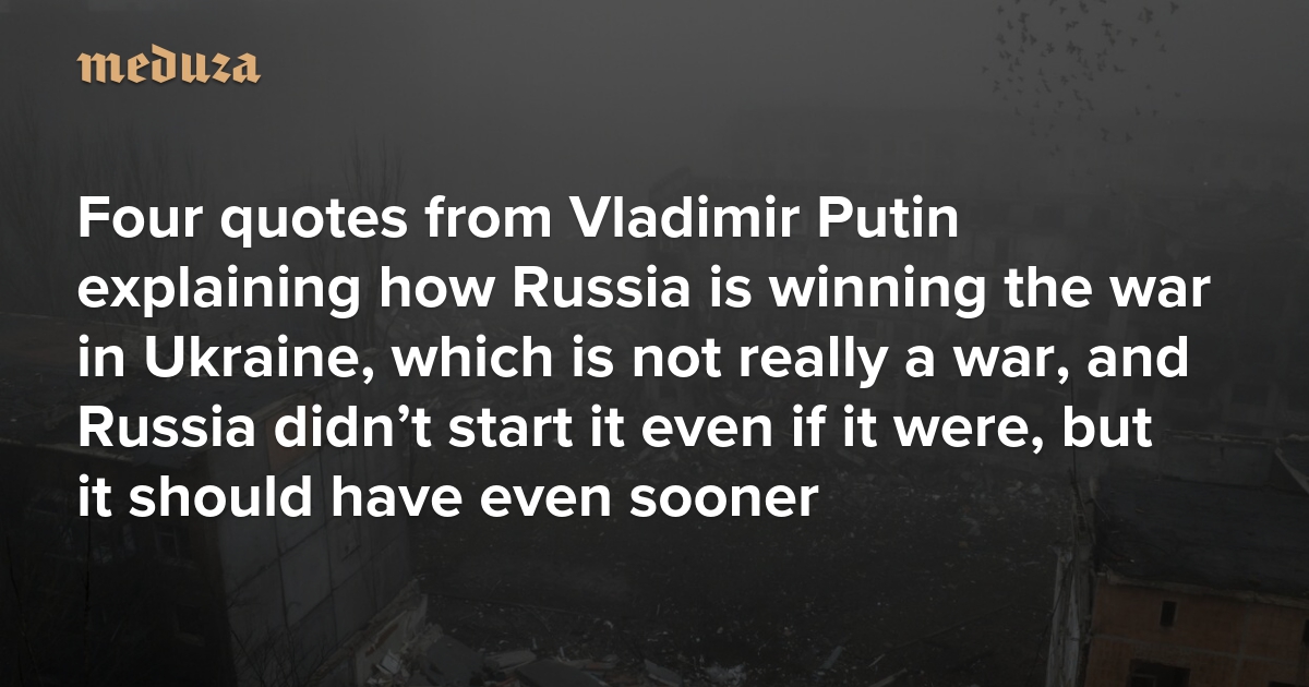 Featured image for Putin Claims Russia Is Winning in Ukraine Amid Western Divisions