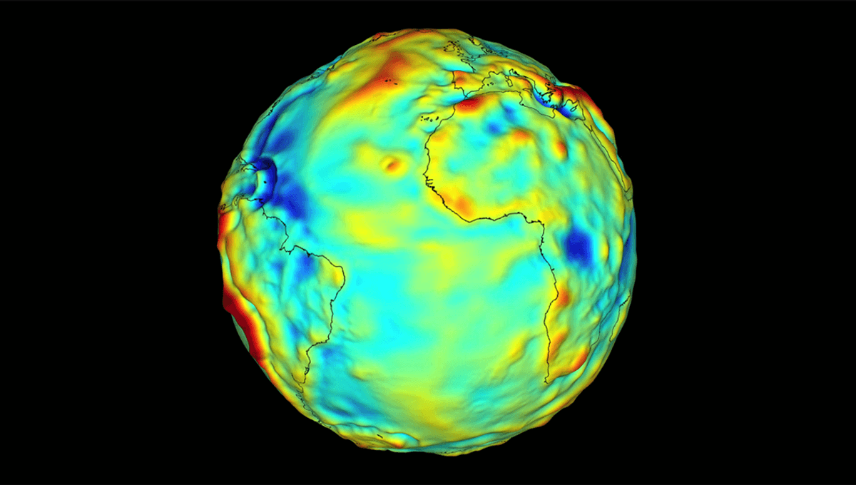 Featured image for NASA Detects 7,000-Km Gravity Anomaly and Geomagnetic Jerk Over Atlantic