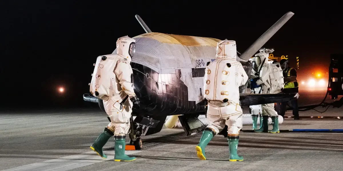 China's secretive space plane returns after 9-month orbit.