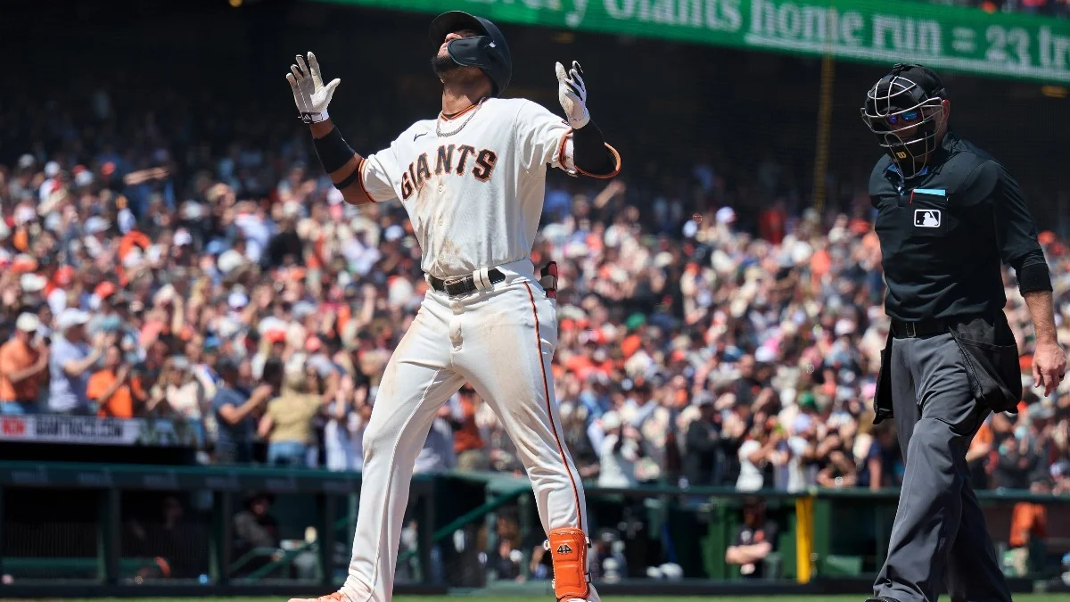Matos leads Giants to historic win over Diamondbacks.