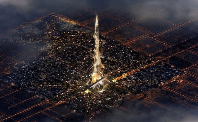 Featured image for Saudi Arabia's Golden Cube Tower Sets New Skyline Benchmark