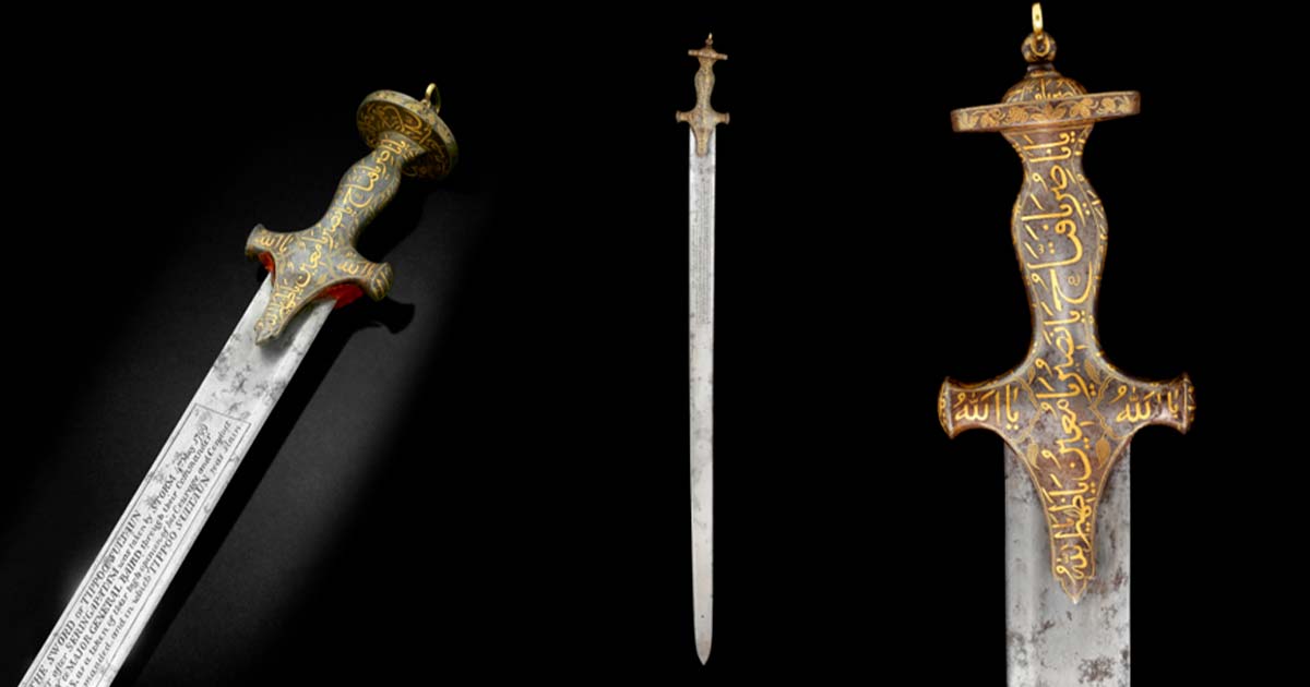 Featured image for Tipu Sultan's Sword Sells for Record $17.5 Million at Auction.