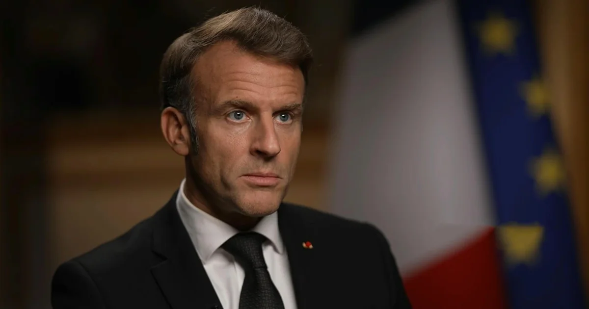 Featured image for Macron Discusses France's Future on 'Face the Nation'