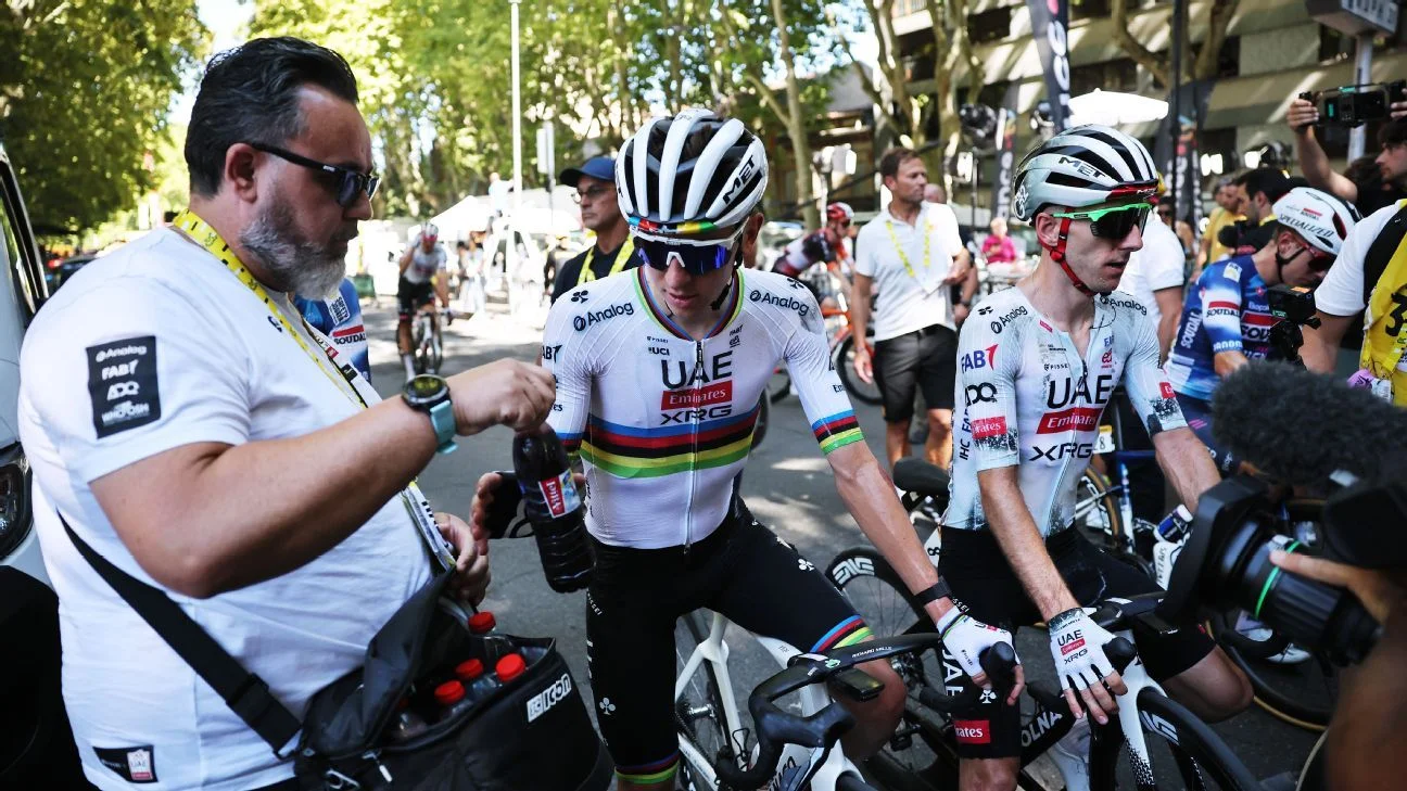 Pogačar survives crash to maintain Tour de France title bid