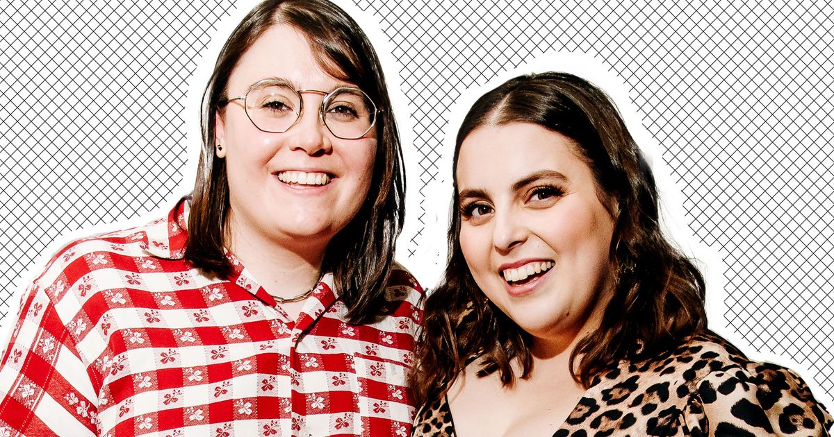 Featured image for Actress Beanie Feldstein ties the knot with Bonnie-Chance Roberts in a fairytale summer camp-themed wedding.