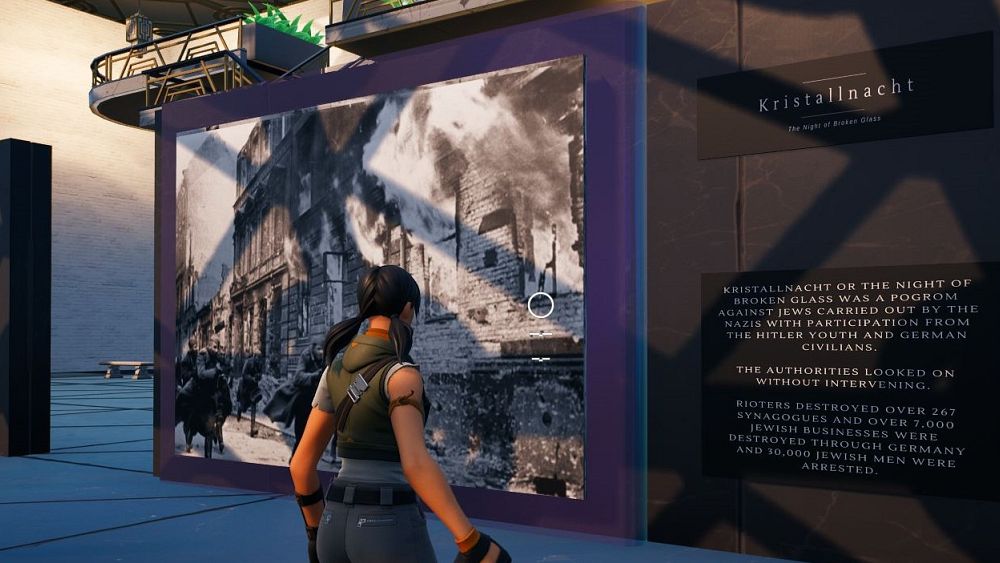 "Virtual Remembrance: Exploring the Holocaust Museum in Fortnite"