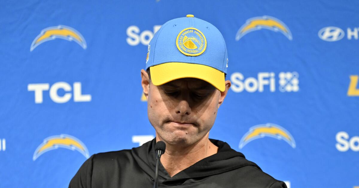 "Chargers coach Brandon Staley faces uncertain future after blowout loss and ownership meeting"