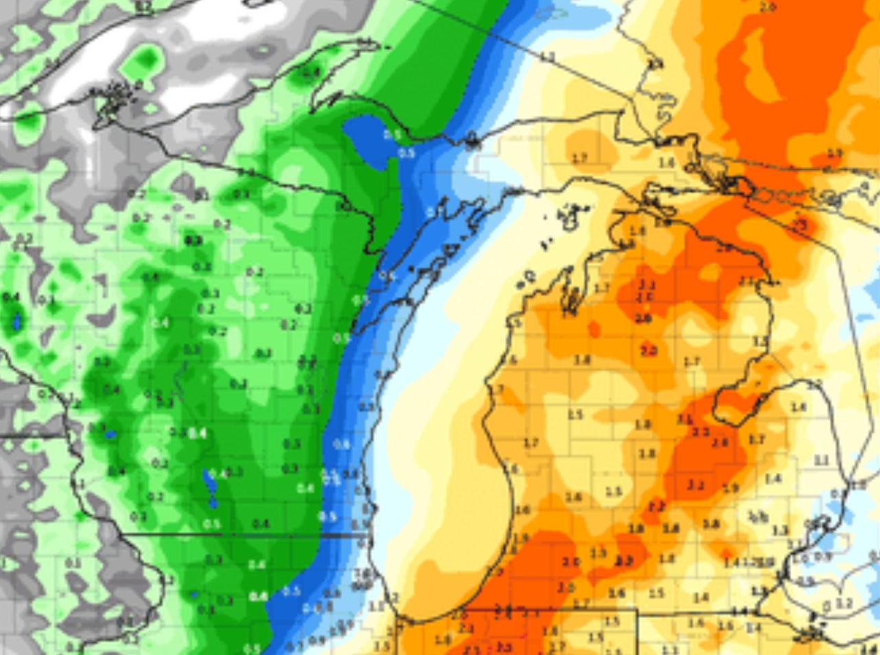 "Severe Wind and Rain Forecast for Metro Detroit and Long Island"