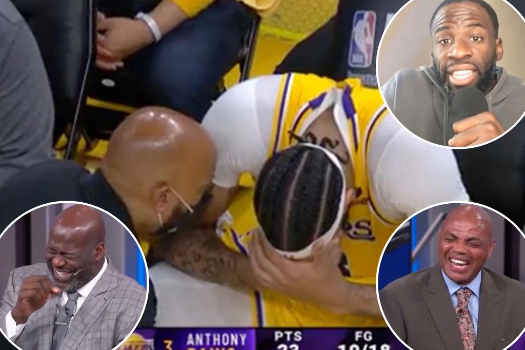 The NBA world reacts to Anthony Davis' injury.
