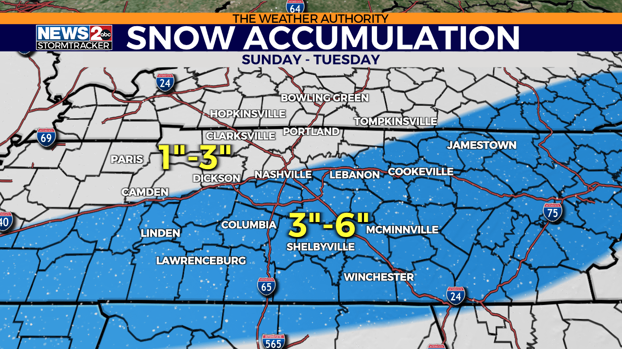 "Extreme Weather Alert: Snow, Wind, and Plunging Temperatures Hit Tennessee"