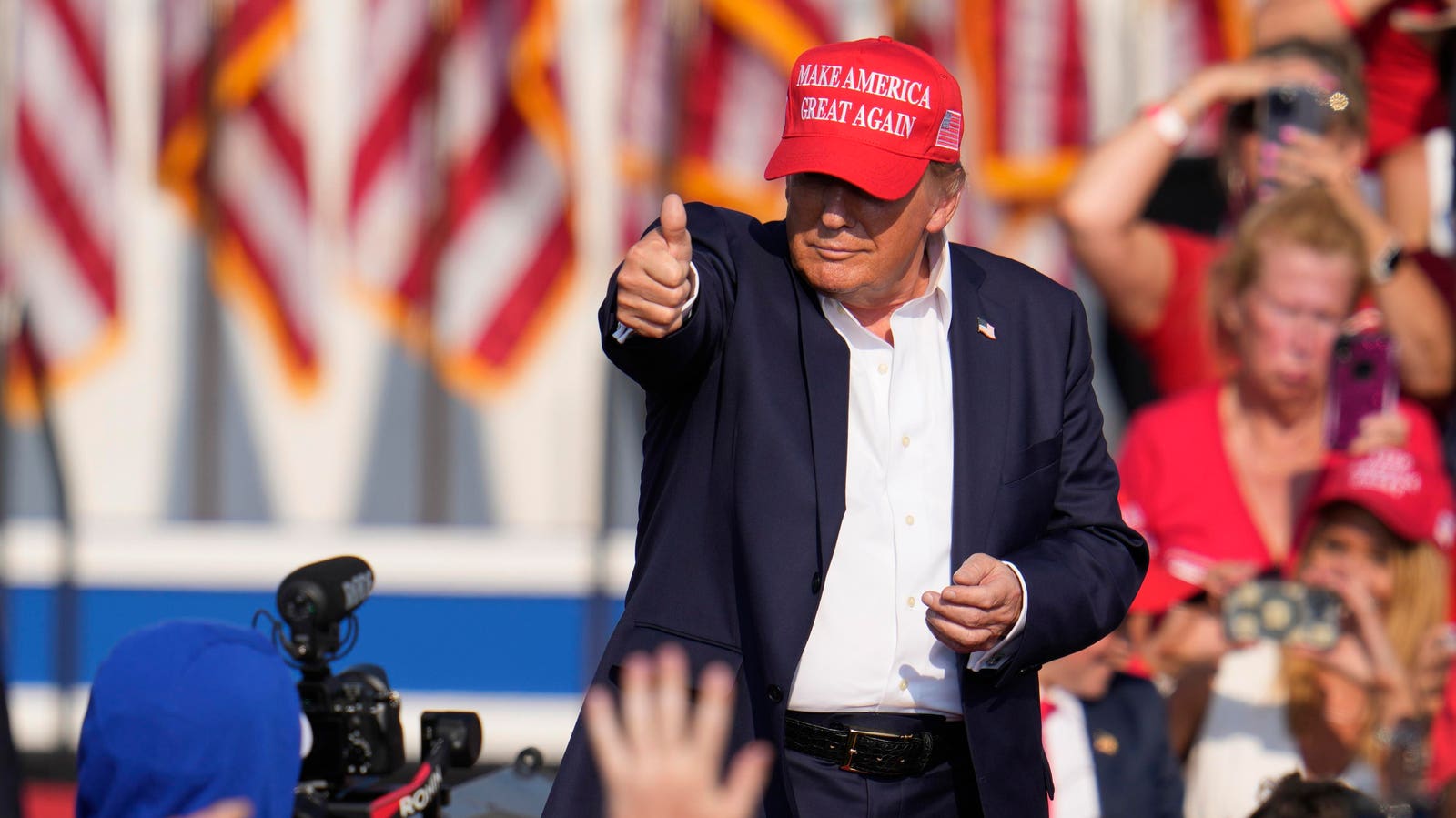 Featured image for "Trump's Net Worth Soars, Dow Hits Record After Assassination Attempt"