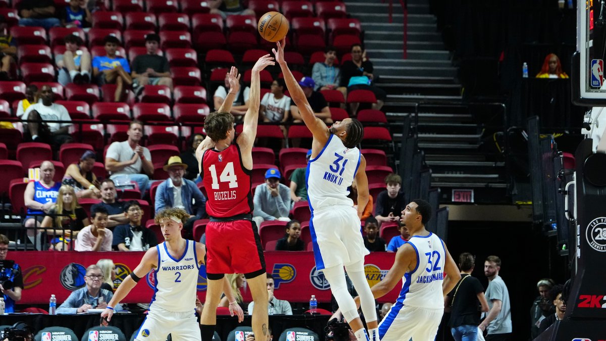 Featured image for "Bulls Rookie Matas Buzelis Stuns with Poster Dunk"