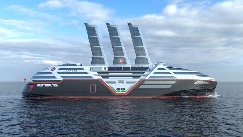 Featured image for 2030 Launch for Electric Cruise Ship with Solar Sails