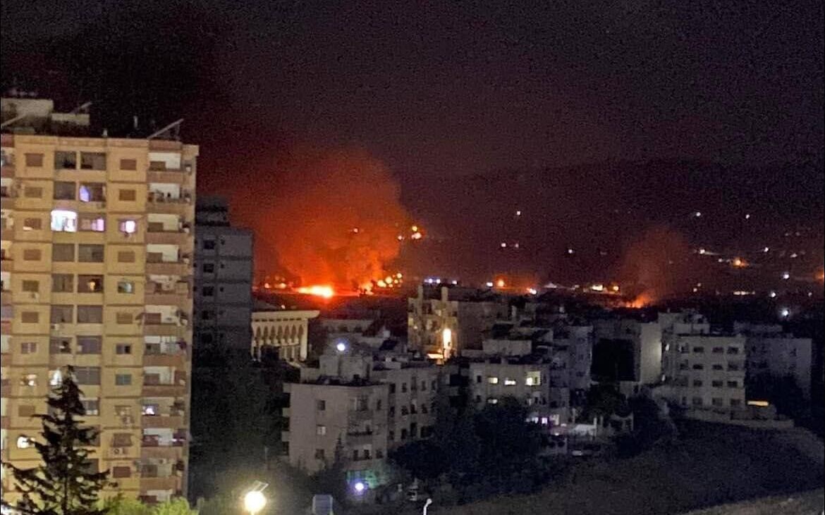 "Israeli Strikes in Syria and Gaza Escalate Amid Rocket Attacks"