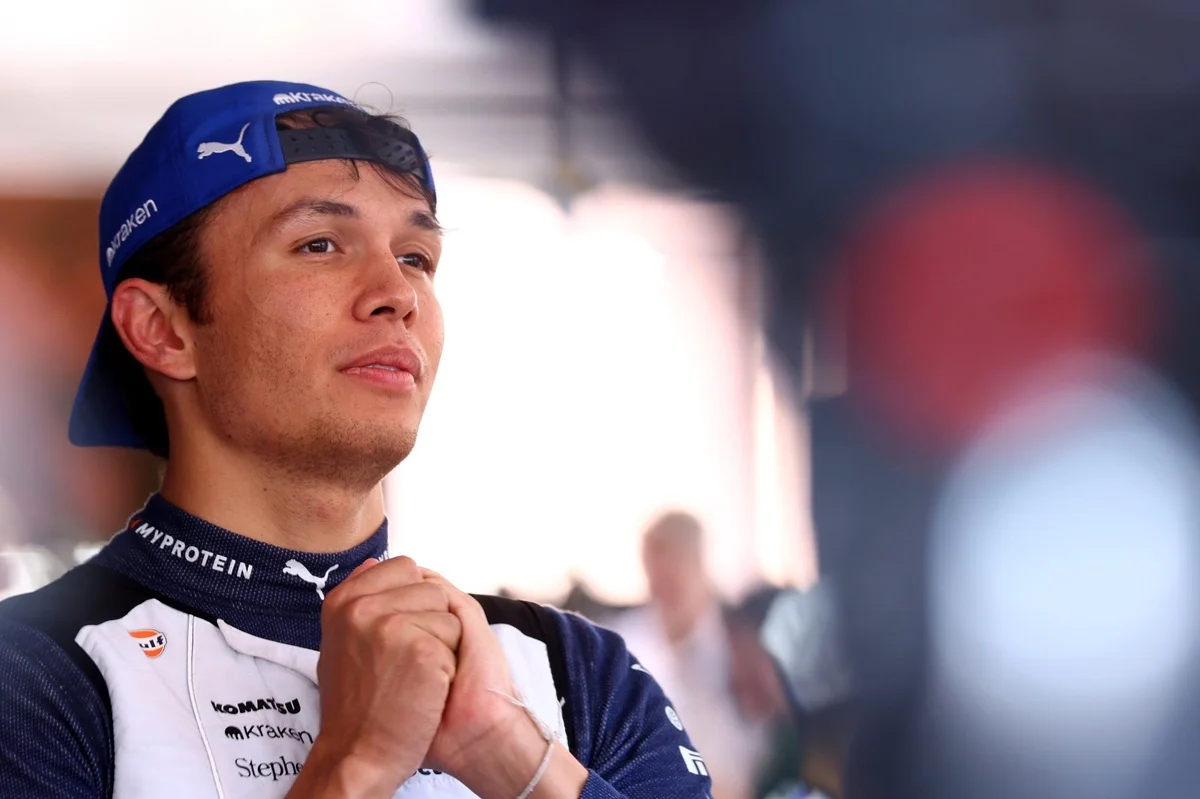 Albon reacts as Williams skips Barcelona private test over FW48 delays
