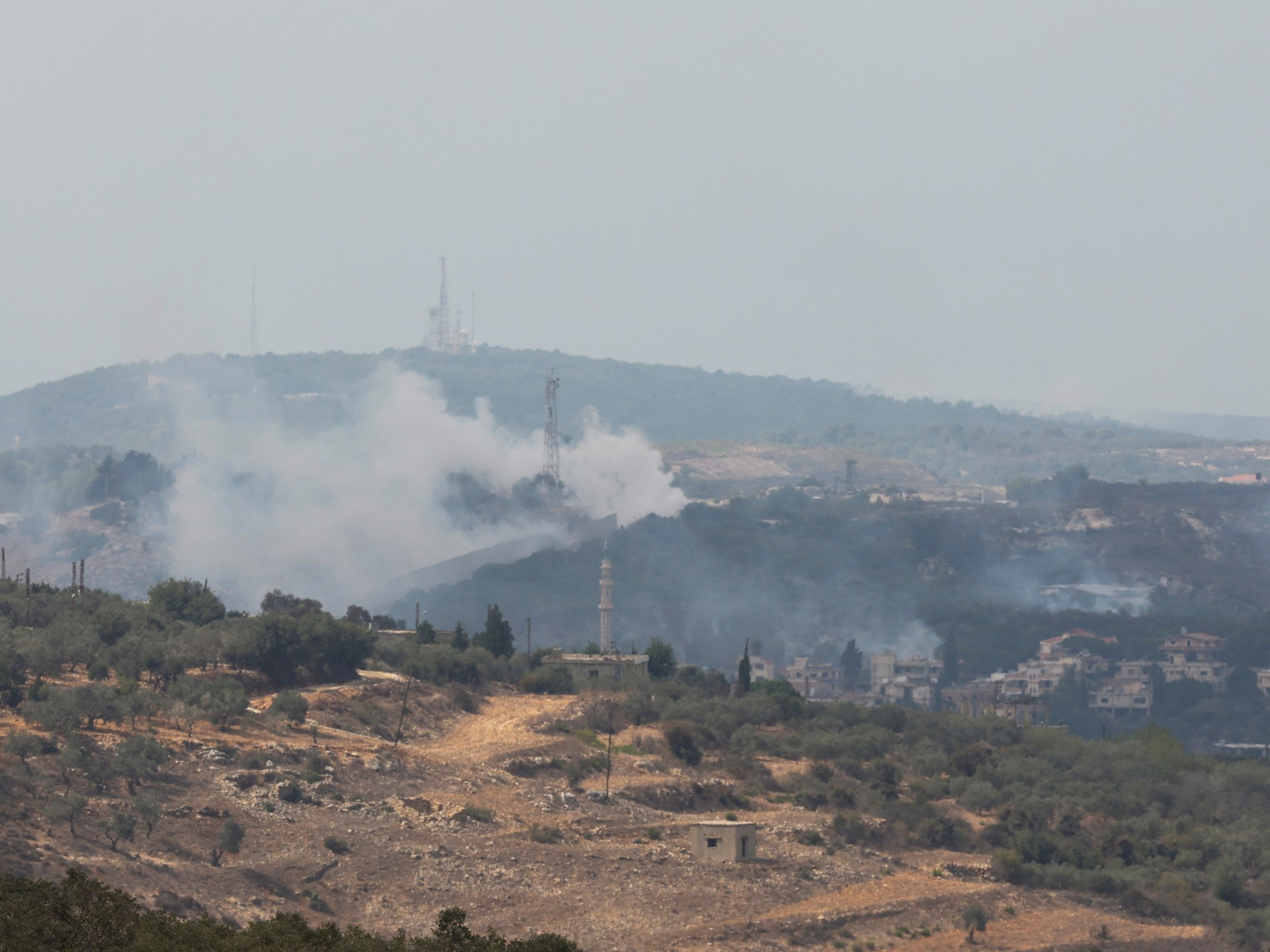 Escalating Clashes on Lebanon-Israel Border Displace Thousands