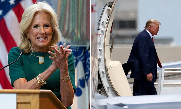Featured image for Jill Biden Takes on Trump and Campaigns for Husband's Reelection.